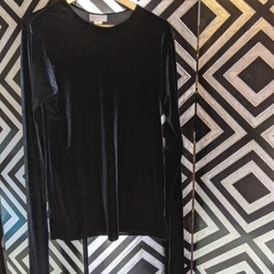 Gypsy Moon Gadja Designs Stretch Black Velvet Tunic